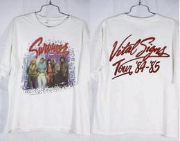 Survivor Band T-Shirt 1984 Survivor Vital Signs Tour '84 85 Rock Concert Music XL