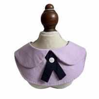 Washable Dog Purple Bib Breathable Cat Bib Scarfs Pet Apparel Couple Pets Cloak  Kitten M-Style 1
