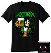 ANTHRAX cd lgo ST. PATRICK'S PINT OF BEER Official SHIRT XL New among the living 4XL