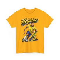 Brasil Soccer Player Illustration Tee | Neymar Jr. Graphic  Children's T-shirt 100