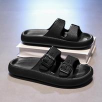 Summer Thick-Soled Sandals: Outdoor Non-Slip, Odor-Resistant, Wear-Resistant, Soft, Comfortable, Two-Way Beach Slippers. 42-43 spalva