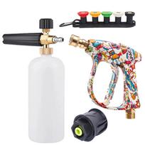 Graffiti Pressure Washer Gun with Foam Cannon 1/4  Quick Connect High Power Car Wash Gun