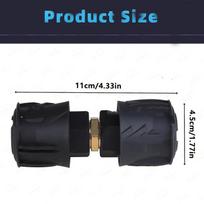 Quick Connect Extension Connector for Karcher K1-K7 Pressure Washer Durable Brass Hose Coupler Fast Hose Extension Tool