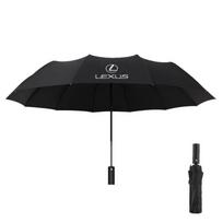 Automatinis sulankstomas vėjui atsparus skėtis nuo saulės Lexus F Sport ES200 ES300 RX300 GS250 GS300 IS300 CT200h LX570 LS500h NX GX UX black