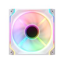 COUGAR SC140-RW ARGB Single Infinity Mirror Design Cooler with Beautiful Lighting, 140mm Fan, Reverse Rotation, White Model [CF-SC140RW-RGB]