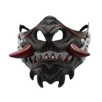 Cosplay Cosplay Red Prajna Mask Dress Up Half Face Mask Toy Samurai Cosplay Mask  Children's Toys