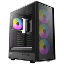 ANTEC P6 Neo ARGB Black PC Case with Tempered Glass Panel, Cooled Mid-Tower ATX Case