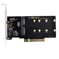 xiwai Dual 2X NVMe M.2 AHCI to PCIe Express 3.0 Gen3 X8 X16 RAID Card VROC Raid0 Hyper Adapter.