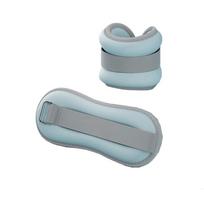 Adjustable Straps Adjustable Leg Band Soft Sand Wrist Ankle Weights  Strength Exercise 0.3kg x2 mėlyna