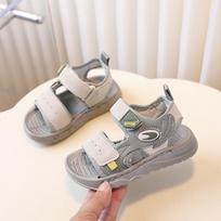 Infant Boys' Open-Toe Velcro Sandals: Breathable, Soft Sole Beach Shoes for 1-3 Years Size 22-26 Purchase 5 Pairs