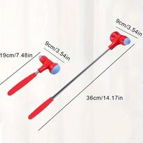 1Pc Retractable Dual-Head Massage Hammer Deep Tissue Meridian Full Body Massage Stick Tool