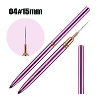 1Pc Professional Nail Art Liner Brushes Elongated Lines Striping Drawing UV Gel Painting Pen Manicure Design Tool