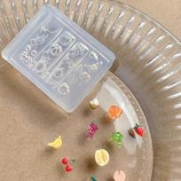 3D Fruit Flower Petal Silicone Nail Mold DIY Manicure Carving Stencil Stamping Nail Art Tool