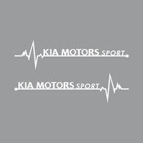 2Pcs Car Styling Side Window Stickers Emblem Decoration For KIA Sportage Niro Rio Ceed Cerato Soul Sorento Picanto Optima Sonic