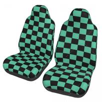 Nezuko Car Seat Cover Seat Cover Anti Fouling and Convenient Protective Cover Unique Style 2PCS Universal Type