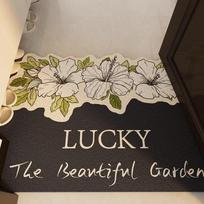 Light Luxury Flower Silk Ring Floor Mat Can Be Cut, Entrance Door Floor Mat, Entrance Non-Slip Floor Mat, Dirt-Resistant And Easy To Take Care Of Foot 40*60cm