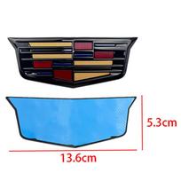 2PCS New Alloy Car Front Grille Emblem Rear Trunk Badge Stickers Decals for Cadillac XT5 2016-2025 Auto Modification Accessories XT5