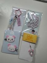 NCT Wish Sakuya Unopened One-Shot Endy Killing Carabiner Hairpin Bakery Keyring