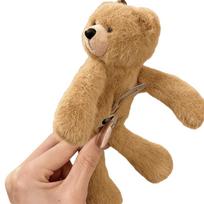 Y2K Elegant Bear Hair Clip Versatile Lovely Cartoon Plush Hair Claw Sweet PC Cute Hair Accessories Children's Hairpin