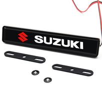 LED Front Hood Grille Emblem Light Illuminated Badge Decal For Suzuki Swift Jimny Grand Vitara SX4 Ignis Baleno S-Cross Across