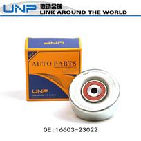 16603-23022 Idler Pulley for TOYOTA YARIS RUSH VIOS bB 2005-2016, DAIHATSU Sirion Terios Materia, OE: 16603-23021 16603-23020 1 pcs