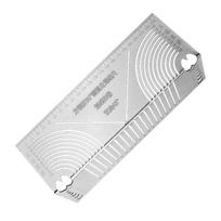 Angle Arc Marking Tool Multi-Purpose 90-Degrees Adjustable Linear Arc Dual-Purpose Scriber Metal Marking Tool for Metalworking S