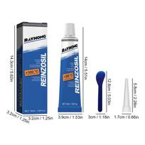 Engine Vehicle High Temp Engine Gasket Sealer Paste For Car High Temperature Oil Resistant Gasket-Free Sealant Waterproof 50ML 1PCS