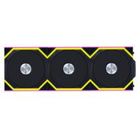 LIANLI 120mm ARGB Fan UNI FAN SL Wireless 120 BK Triple Pack 2.4GHz Wireless, Cable Management-Free, FDB Side LED Strip UF-SL120-WLS-3B (Authorized
