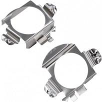 H7 LED Car Headlight Bulb Base Holder Adapter Socket Metal Retaining Clip Base For Mercedes-Benz C E ML CLK GLA GL GLS 2Pcs