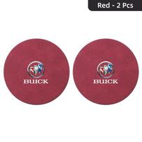 2pcs Suede Car Coaster Water Cup Drink Holder Anti-Slip Pad For Buick Verano Regal LaCrosse Encore enclave royaum Envista GL8
