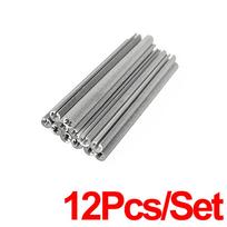 12Pcs Bicycle Spoke Reflectors Bike Reflector Tube Cycling Night Safety Reflective Bikes Wheel Rim Spoke Mount Clip Tube 80mm