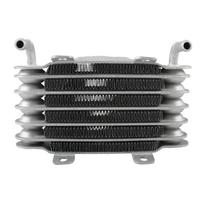 Motorcycle Radiator Oil Cooler Dirt Bike Moto Cooling 8mm 6 Row for KTM Beta Honda Yamaha Kawasaki Motocross Modified Parts sidabras