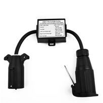 Lightweight 7 Pin to 13 Pin Adapter Connector for Efficient Trailer & Motorhomes Connectivity Stable Transmission