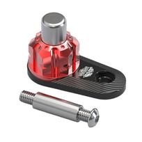 090E Motorcycle Parking Brake Switch Semi-Automatic Control Lock For Motorcycle Electric Scooters Brake Clutch Lever raudona