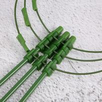 T02C!18 Inches (4 Packs) Adjustable, Foldable Tomato Cage, Tomato Cage For Garden, Plant Stakes And Supports, Grid žalia