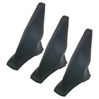 3X Handbrake Gaiter Cover Hand Brake Boot Black PU Leather For Spark 2011-2016 NONE