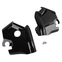 Superior-Motorcycle Front Fork Upper Frame Neck Covers For XVS400 Neck Covers For XVS650 Front Fork Upper Frame Ne juoda