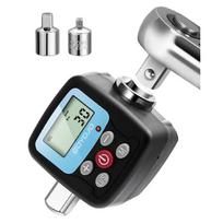 GOYOJO Digital Torque Wrench Adapter - Precision Electronic Torque Tool Converter and Meter with LCD Display, Includes 1/2 , 1/4 GN30N