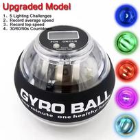 elf-starting Gyro Ball Gyroscopic Power Wrist Ball Forearm Exerciser Arm Hand Muscle Force Trainer Gyroball Home Gym C Ball-Wiht LED
