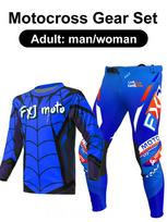 motocross gear set Enduro cross Jersey Pant Kits Racer Gear Set Off-road Mens Kits Women's mountain Downhill Motorcycle MX XXL-38