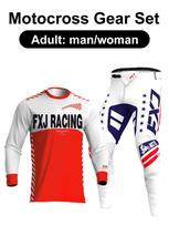 motocross gear set Enduro cross Jersey Pant Kits Racer Gear Set Off-road Mens Kits Women's mountain Downhill Motorcycle MX XXL-38