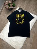 Nirvana Vintage 1992 T-Shirt Black Men's Size M Short Sleeve S
