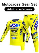 motocross gear set Enduro cross Jersey Pant Kits Racer Gear Set Off-road Mens Kits Women's mountain Downhill Motorcycle MX S-30
