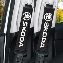 Automobilio galvos atramos kaklo pagalvėlė Sėdynės diržo peties paminkštinimas Skoda Octavia Fabia Rapid Kamiq Scala Kodiaq Superb VisionS Yeti Karoq Enyaq