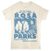 Rosa Parks - She Sat Down - Off-White -  Unisex Short Sleeve Children's T-shirt 150