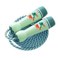 Lovely Adjustable Child Jumping Rope Cotton Rope Fillet Design Skipping Ropes Training Colourful Kids Jump Rope Kids Exercise