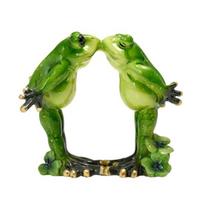 Couple Frog Figurine Resin Baseball Tennis Frog Figure Toy Model Statue Sculpture Desktop Decoration Ornament Festival Gift B