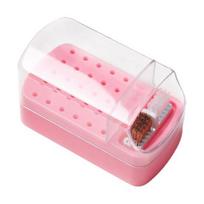 Practical Nail Drill Bit Holder Multi-grid Design High Durability Storage