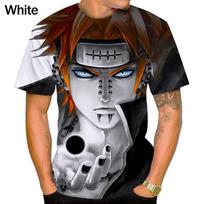 Men's New Summer Clothes Street Clothing Anime Naruto T-Shirt men shirt Short Sleeve 3D Print Jersey S