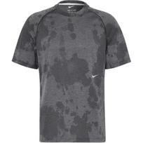 Nike Dri-FIT ADV APS Tie-Dye Print Logo Round Neck Short Sleeve T-Shirt Men Tops Gray DX6954-068 XL